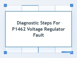 Troubleshooting a P1462 Voltage Regulator Fault